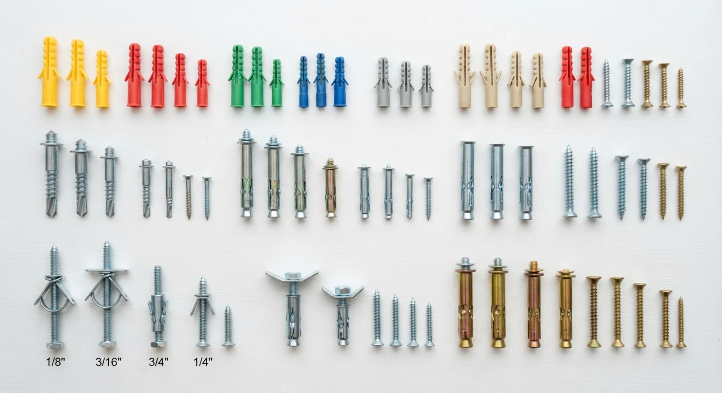 Anchors, Rawlplugs, and Toggle Bolts: Hanging Things on Any Wall Surface