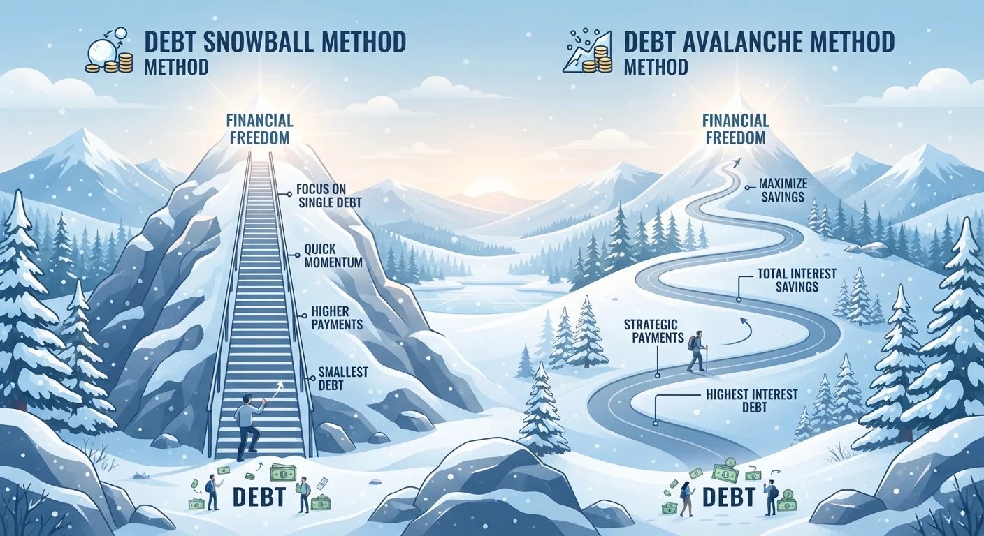 Avalanche vs. Snowball: Two Debt Payoff Methods Compared