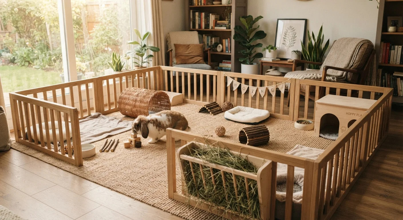 Indoor Rabbit Housing: Space, Enrichment, and Safety