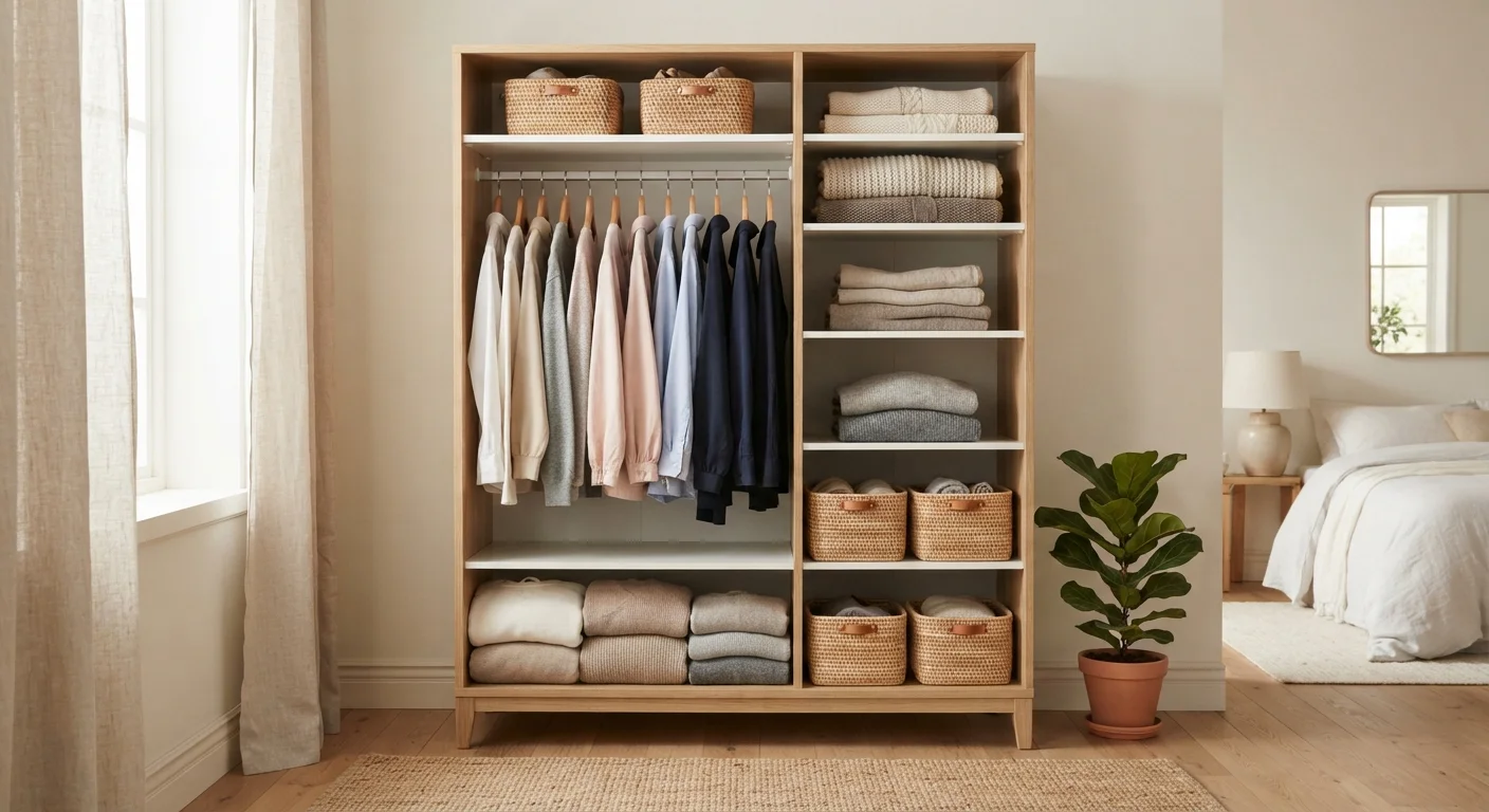 Organizing a Wardrobe You'll Actually Maintain