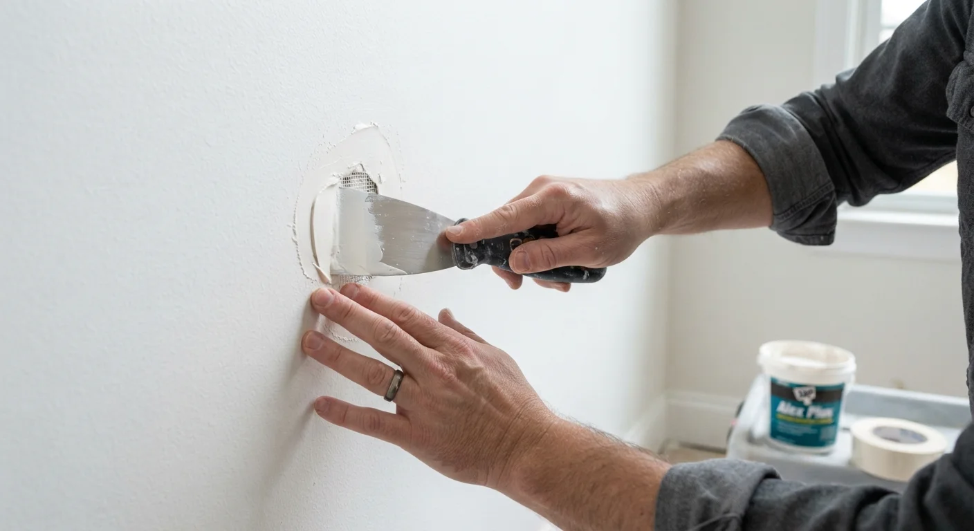 Patching a Hole in Drywall Without Calling a Pro