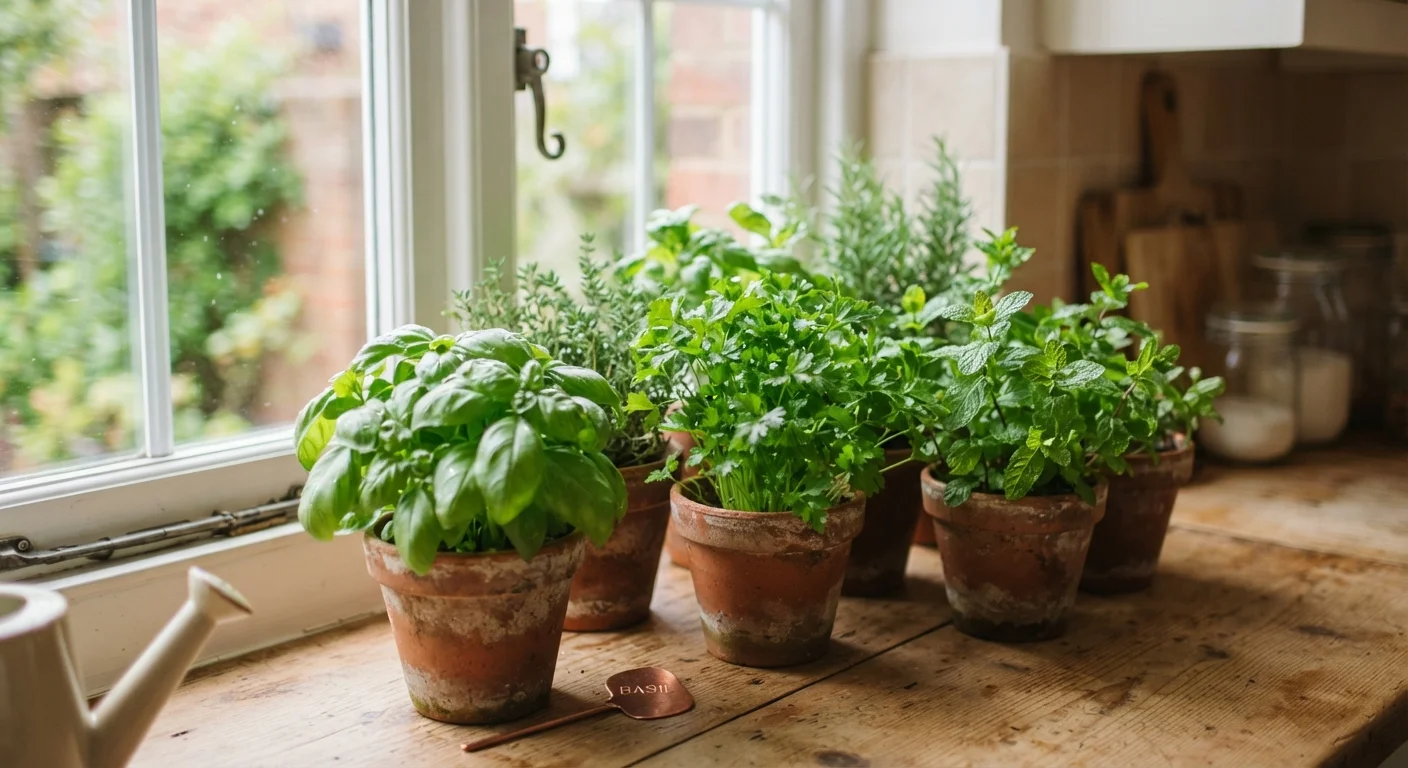 Starting a Herb Garden on a Windowsill