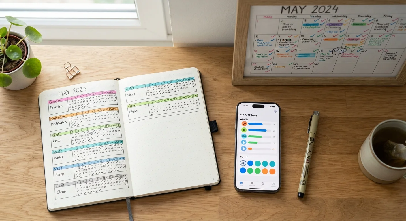 Tracking Your Habits: Paper Journals, Apps, and Calendars Compared