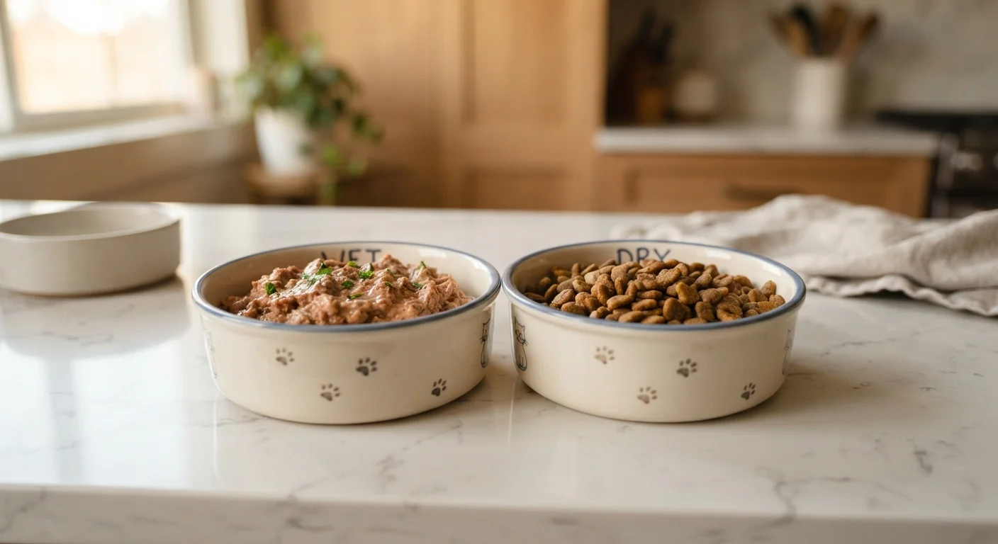 Wet Food vs. Dry Food for Cats