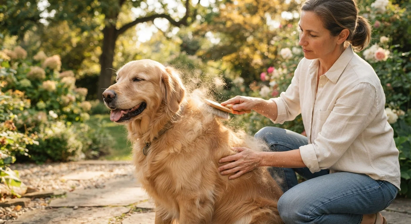 Why Dogs Shed — and What Grooming Actually Controls It